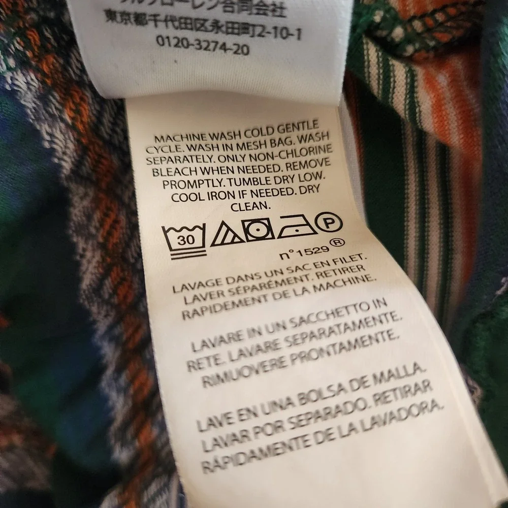 Polo Country Ralph Lauren Men's XL Striped Jacquard T-Shirt Southwestern Western
